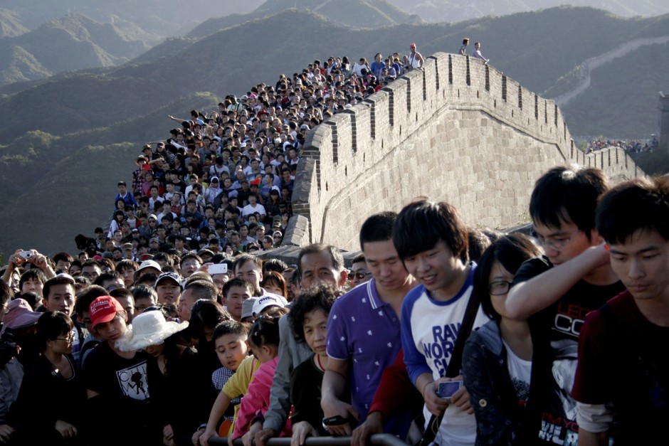 The Great Wall of China's Great Wall of People - Bloomberg