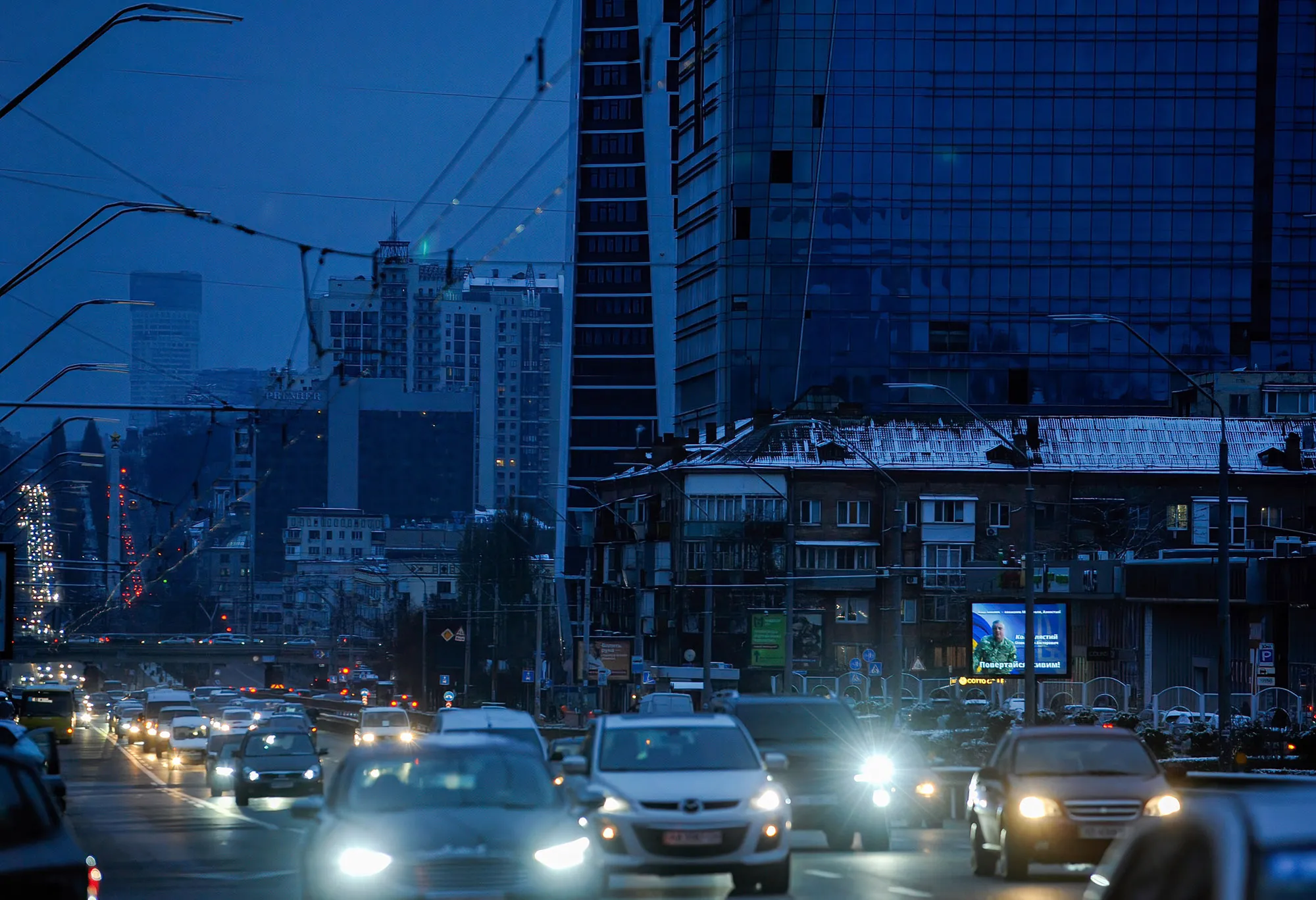 Kyiv during a power outage, Nov. 17.