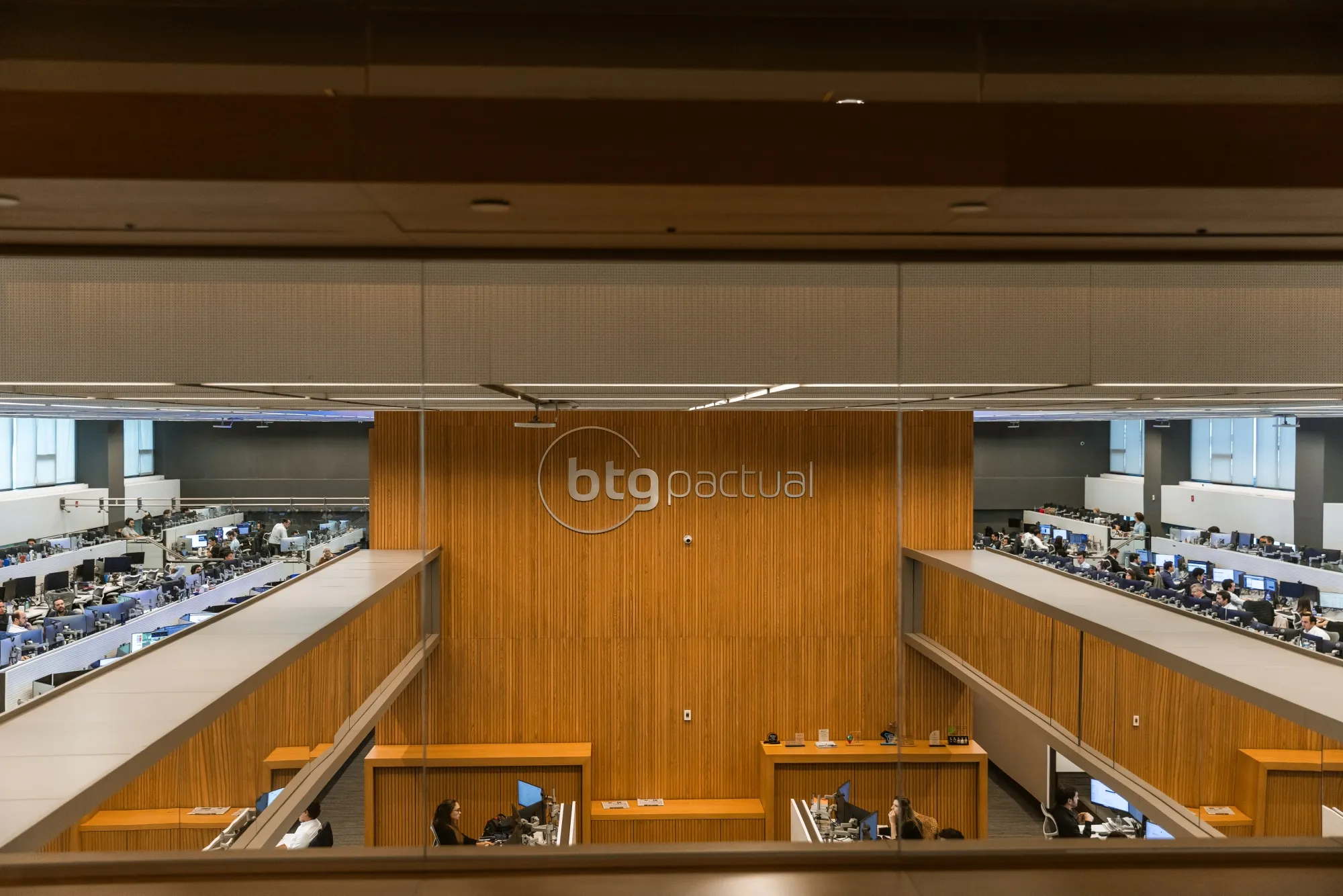 The trading floor at the Banco BTG Pactual SA headquarters in Sao Paulo.