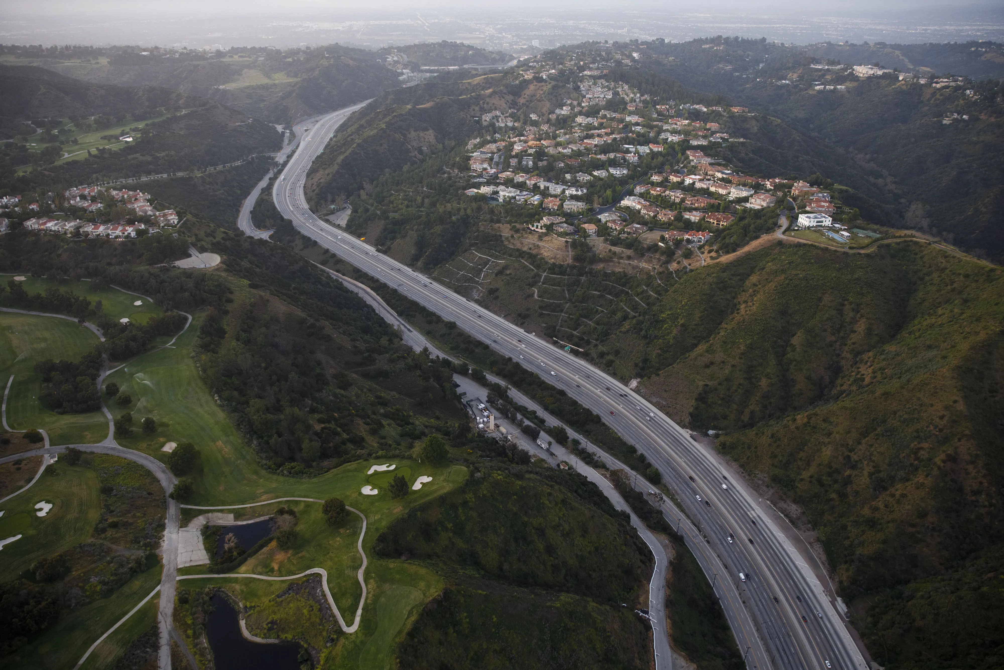 The Sepulveda Pass in Los Angeles.