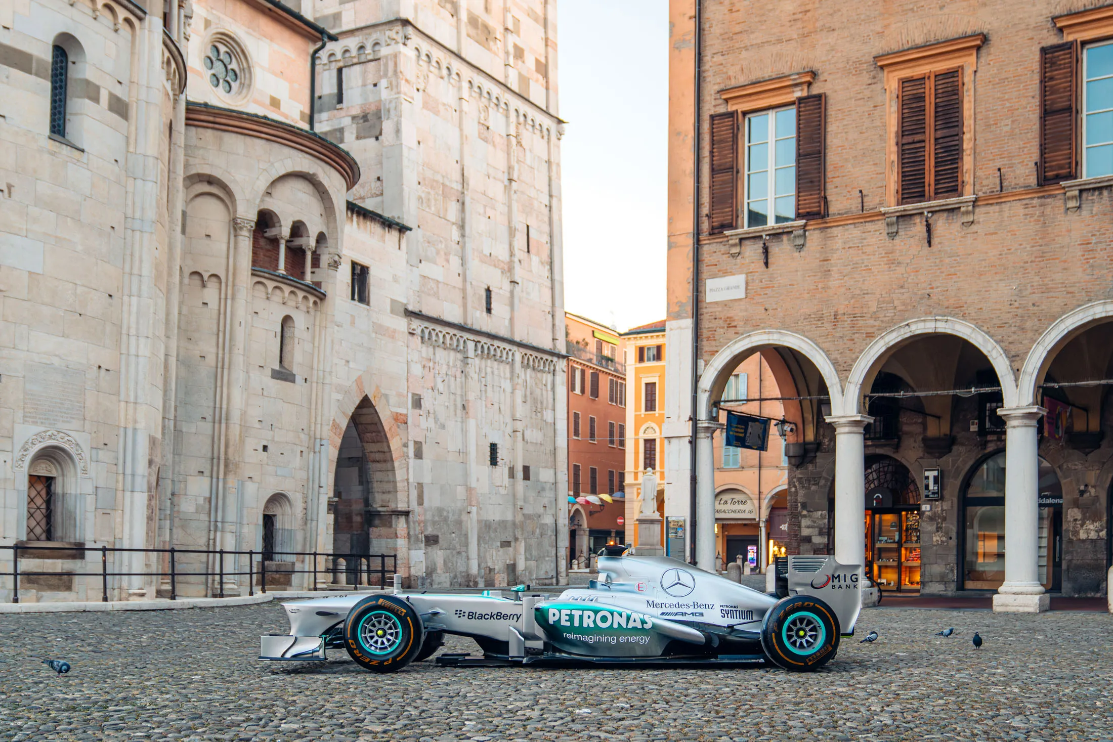 The Mercedes W04 race car was the vehicle&nbsp;Lewis Hamilton drove to win his first Formula 1 race. It sold for $18.8 million Nov. 17 in Las Vegas.&nbsp;