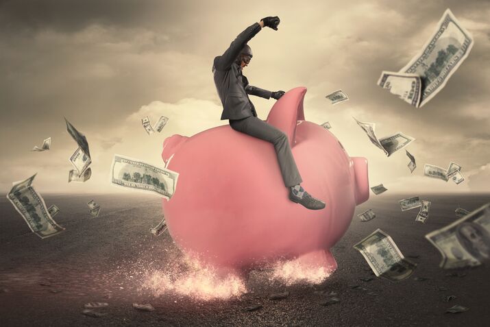 Piggy Bank and Businessman