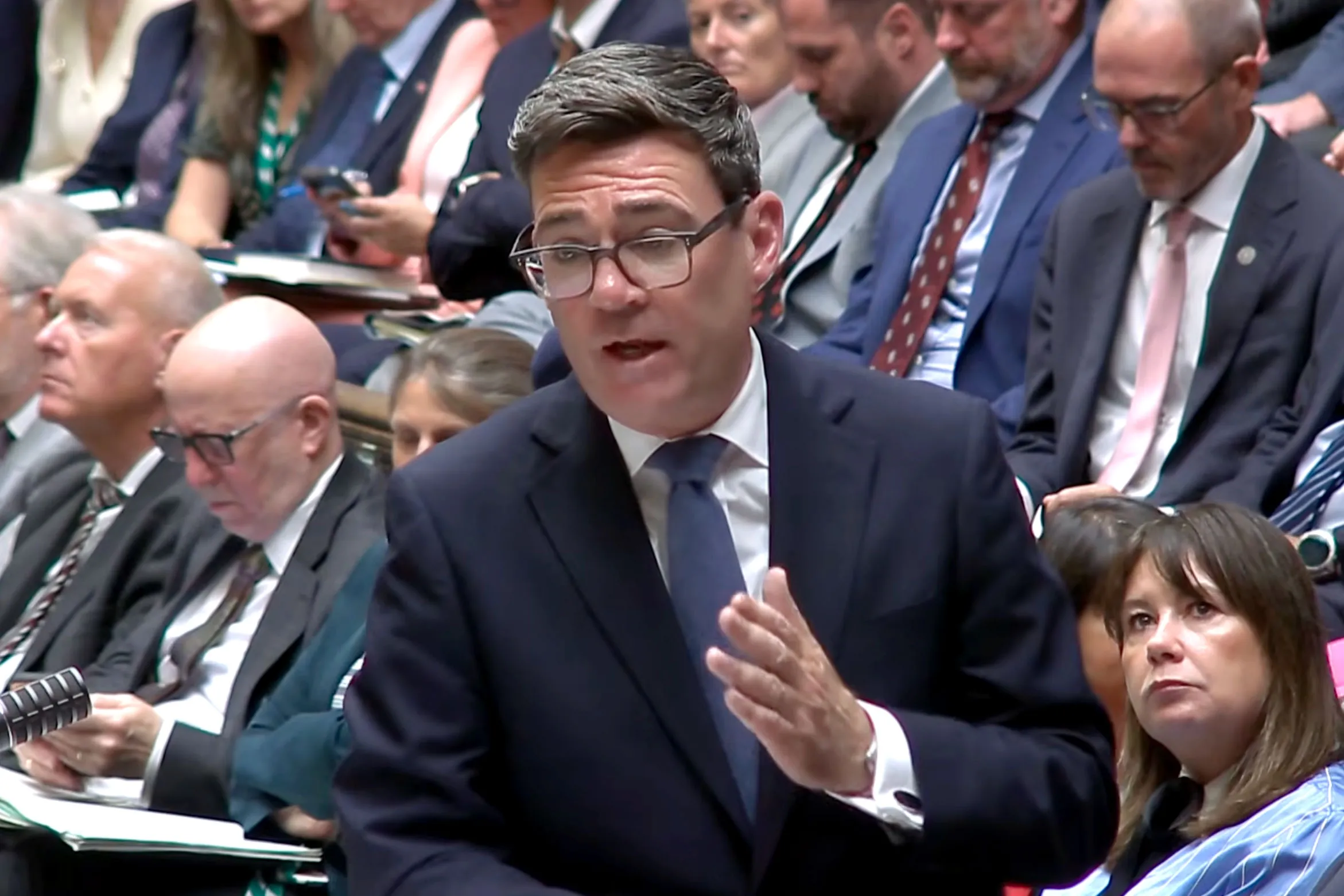 Burnham pledges fiscal stability, declines to rule out more debt; tells Badenoch he won't 'write the budget' in first PMQs