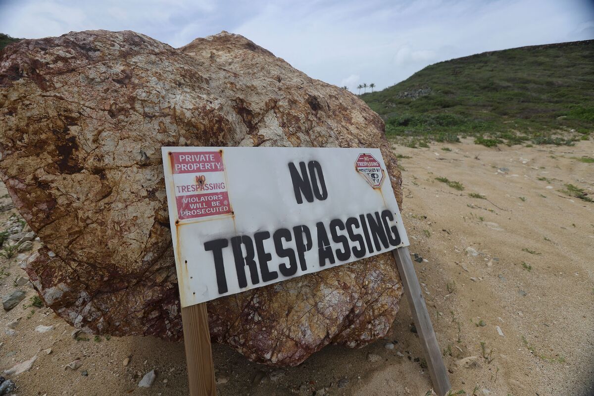 Real Estate: The billionaire owner of Epstein Island is engaged in a legal battle against intrusive onlookers and media attention.