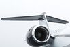 Tail and turbine engine of private jet