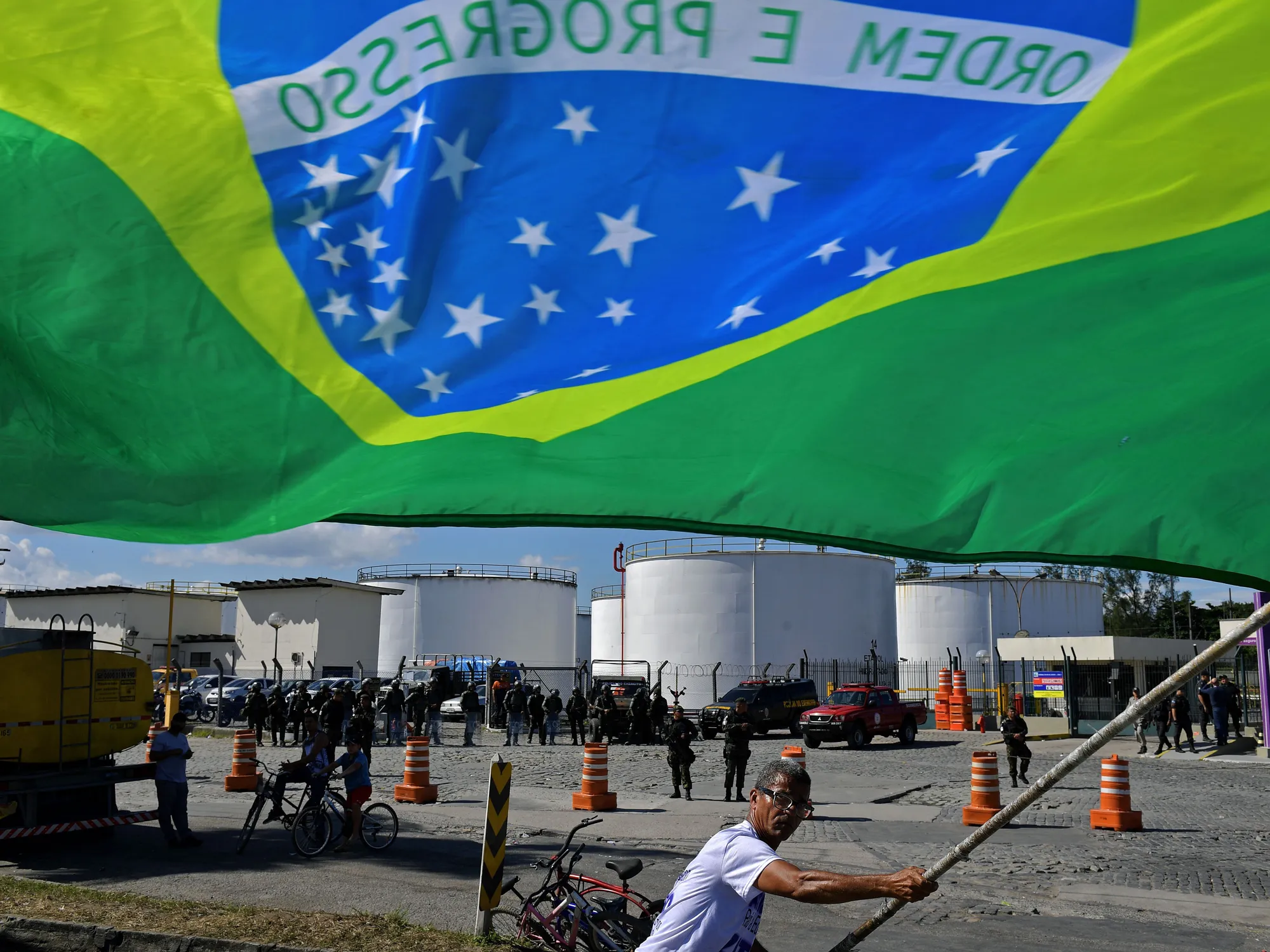 TOPSHOT-BRAZIL-ECONOMY-FUEL-STRIKE