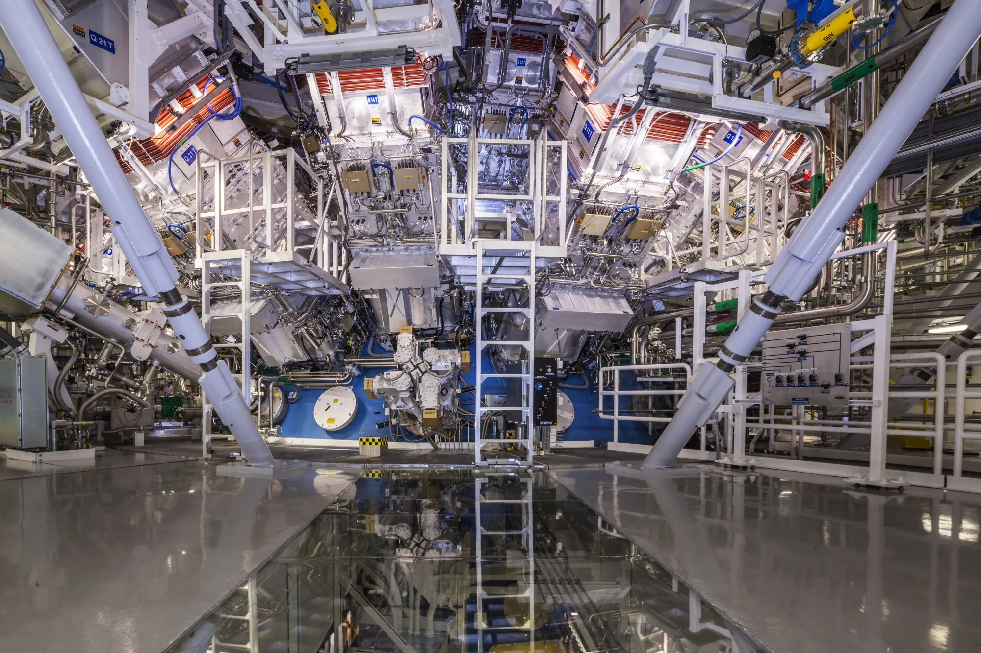 The National Ignition Facility Target Bay at the Lawrence Livermore National Laboratory.