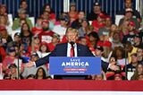 Former President Donald Trump Holds Rally In Ohio