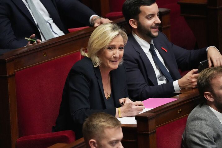 French Government No-Confidence Vote at National Assembly