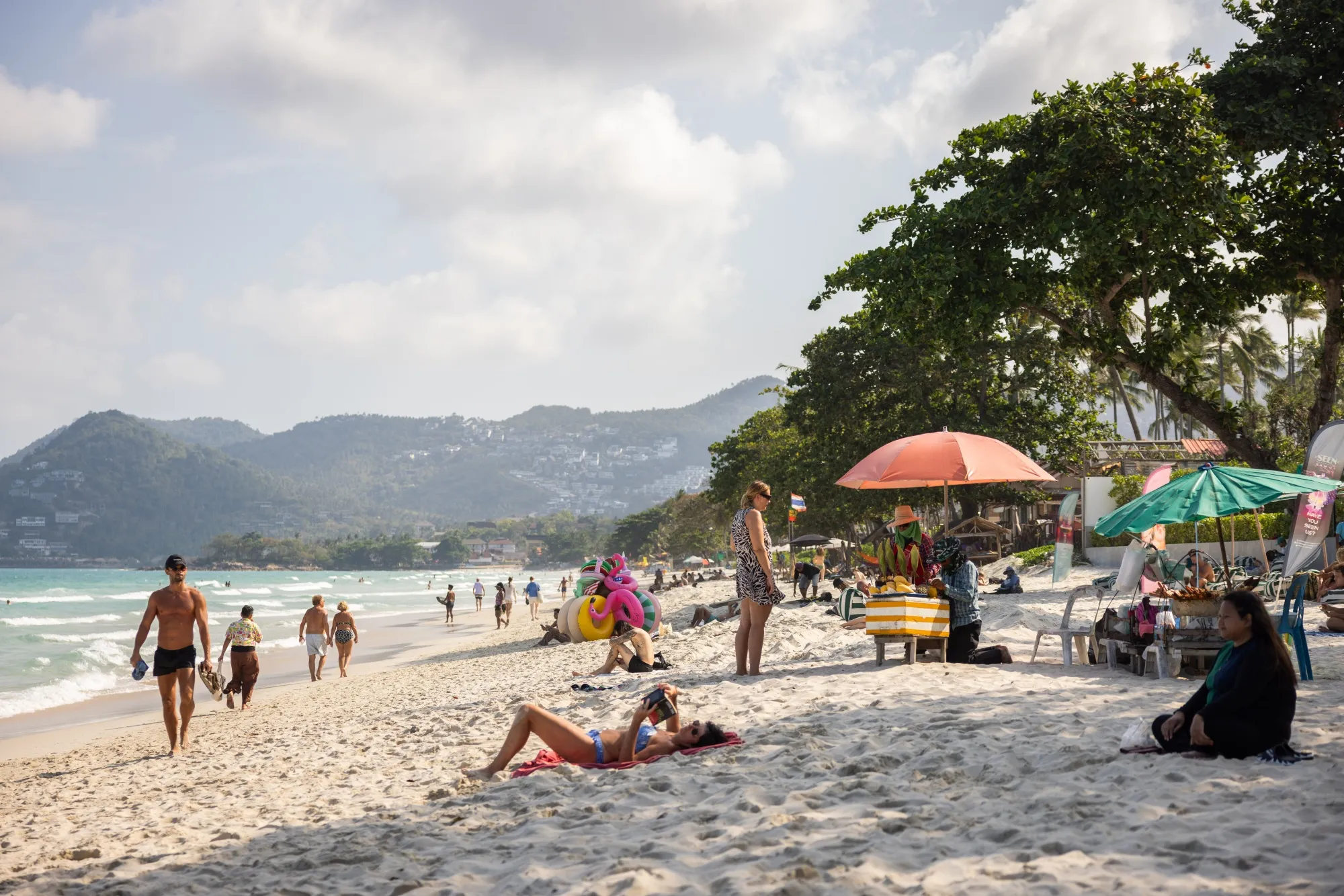 Chawang Beach in Koh Samui on March 2024.