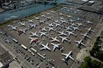Boeing 737 MAX aircraft near Boeing Field in Seattle, Washington in 2019.