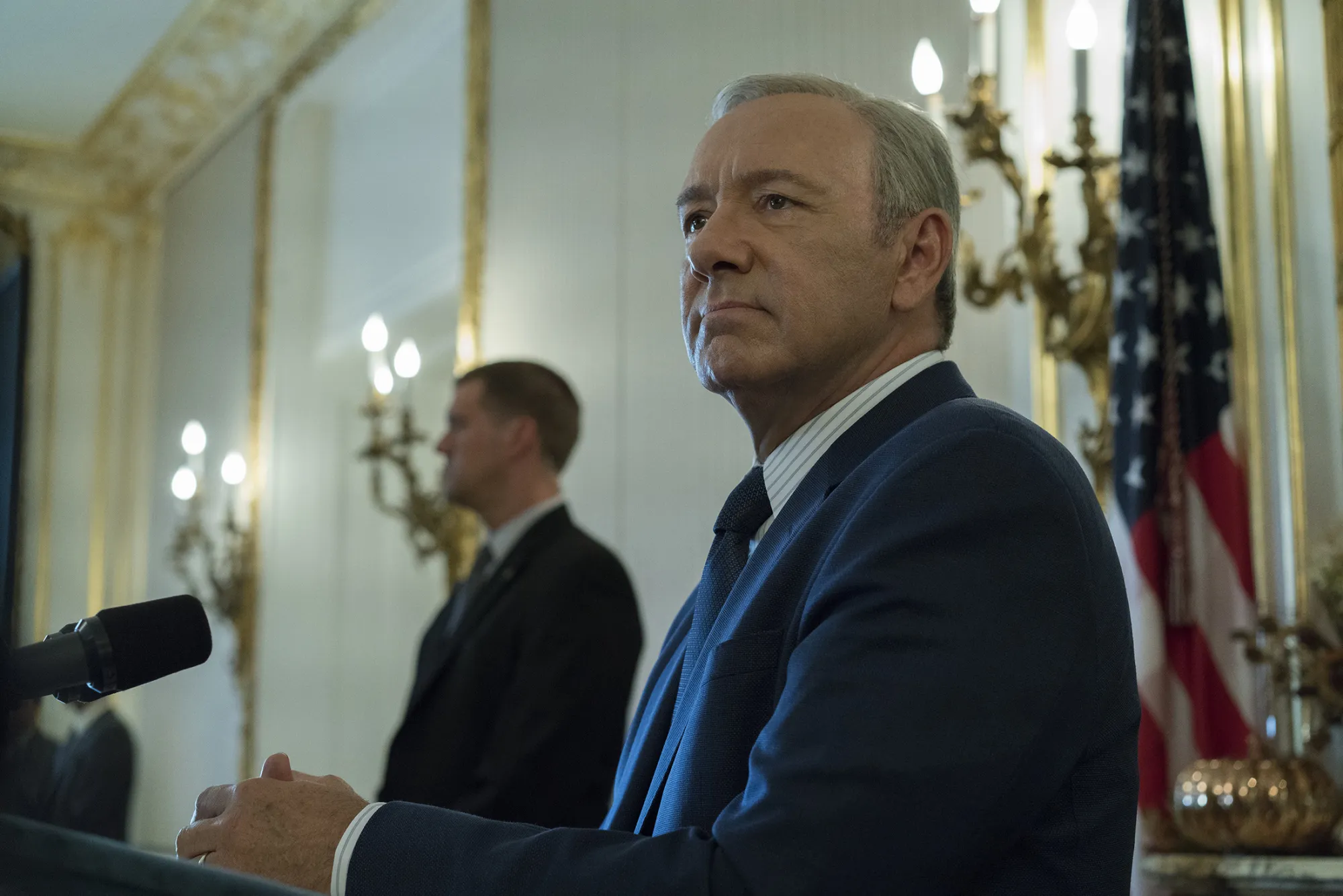 Kevin Spacey in House Of Cards.
