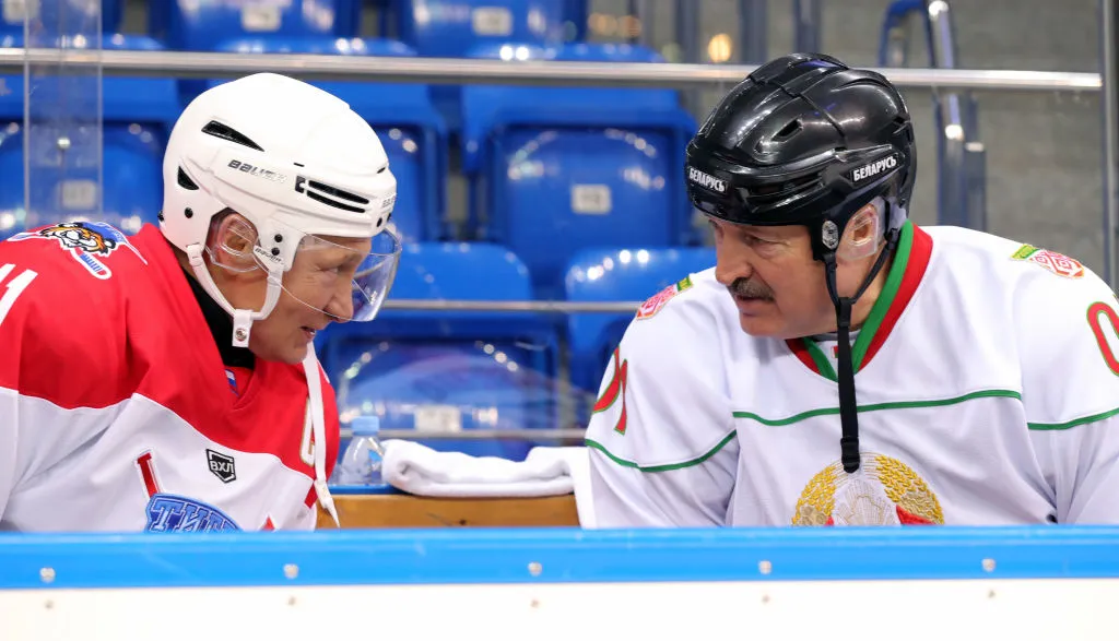 Putin and Lukashenko, frenemies.