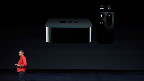Eddy Cue, senior vice president of Internet software and services at Apple, during an Apple product announcement in San Francisco on Sept. 9, 2015.