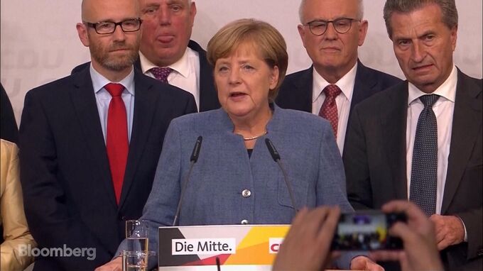 German Election: Merkel Wins Fourth Term As AfD Gains First Seats ...