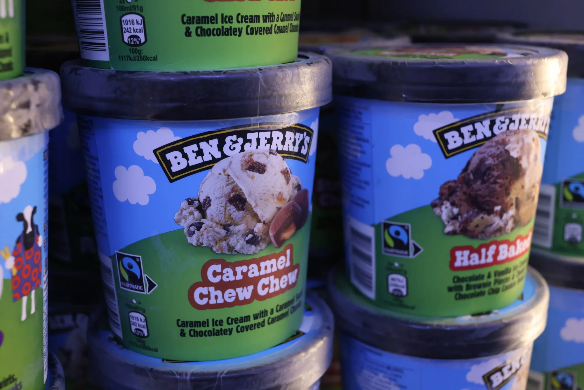 Ben &amp; Jerry's ice cream.