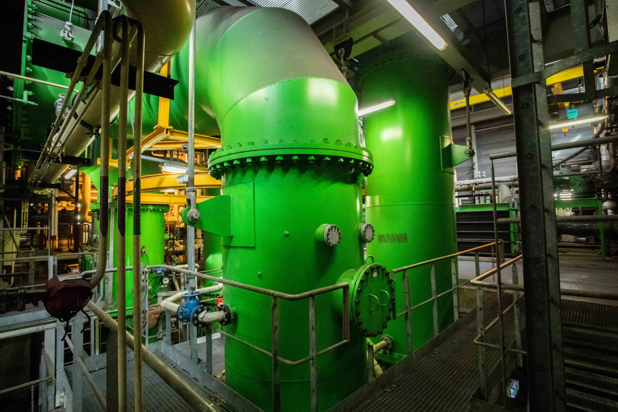 Operations Inside An Engie SA Gas Powered Plant
