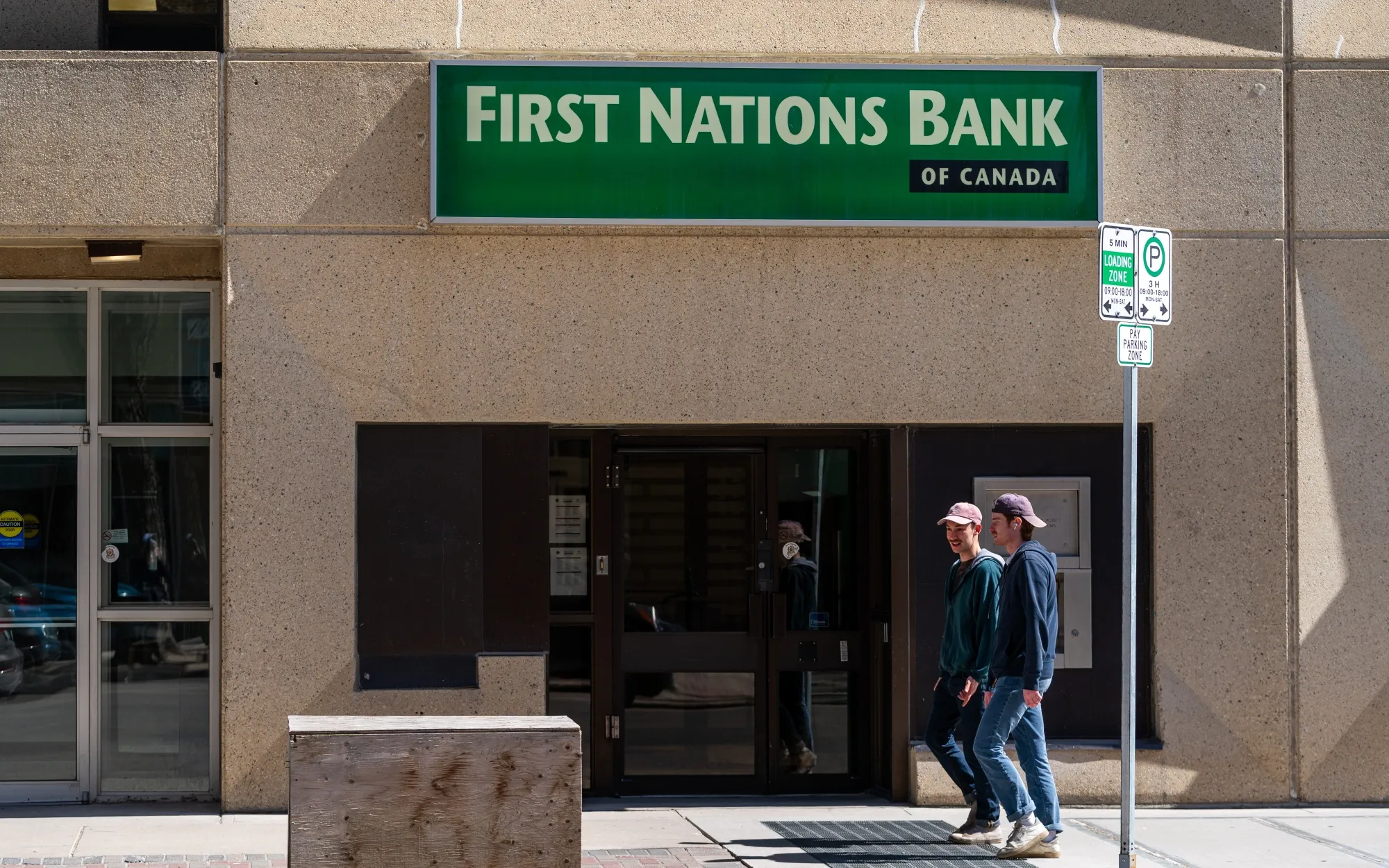 A First Nations Bank of Canada branch in Saskatoon, Canada.
