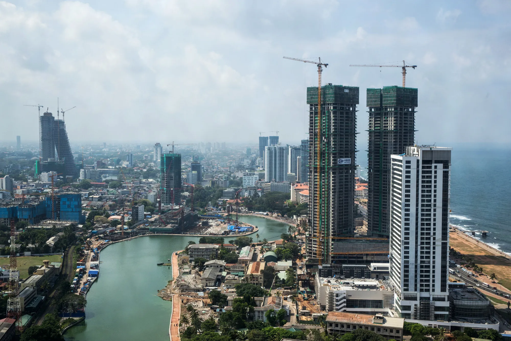 Construction At Port City And The Luxury BeachFront Shangri-La