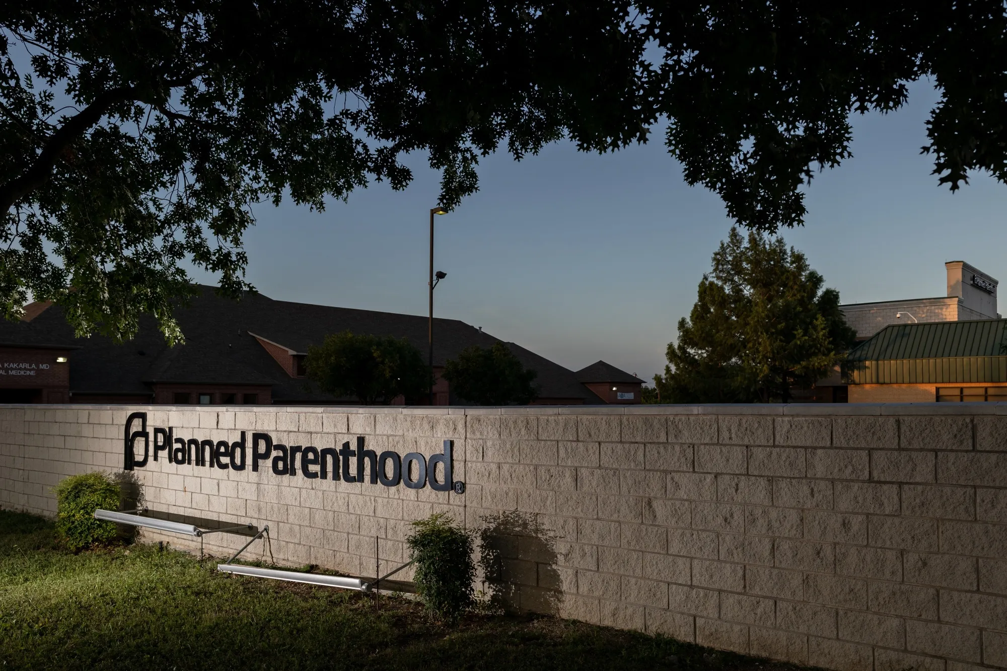 Signage outside the Planned Parenthood South Dallas Surgical Health Services Center in Dallas, Texas, US, on Sunday, July 3, 2022.