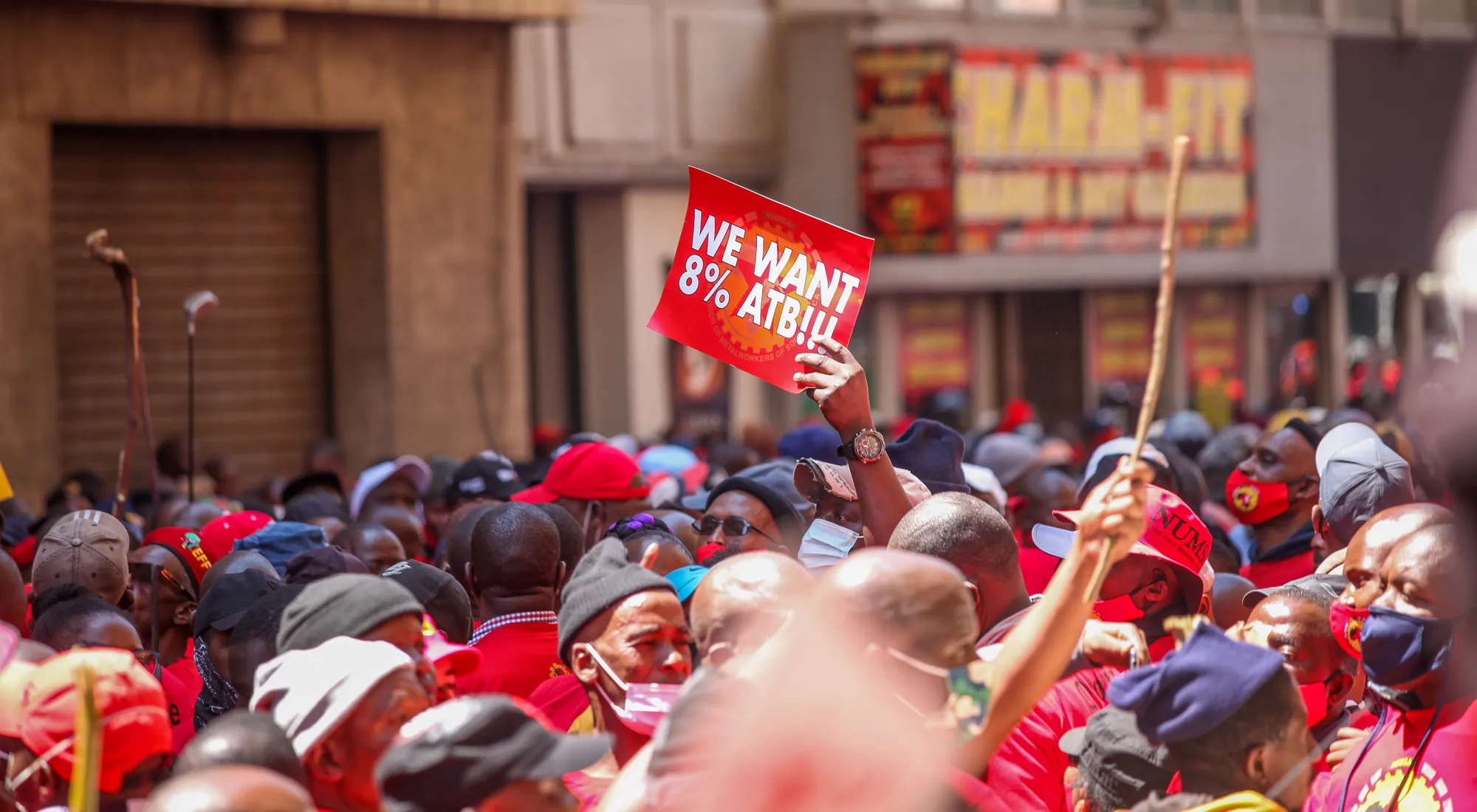 National Engineering Strike in Joburg in South Africa