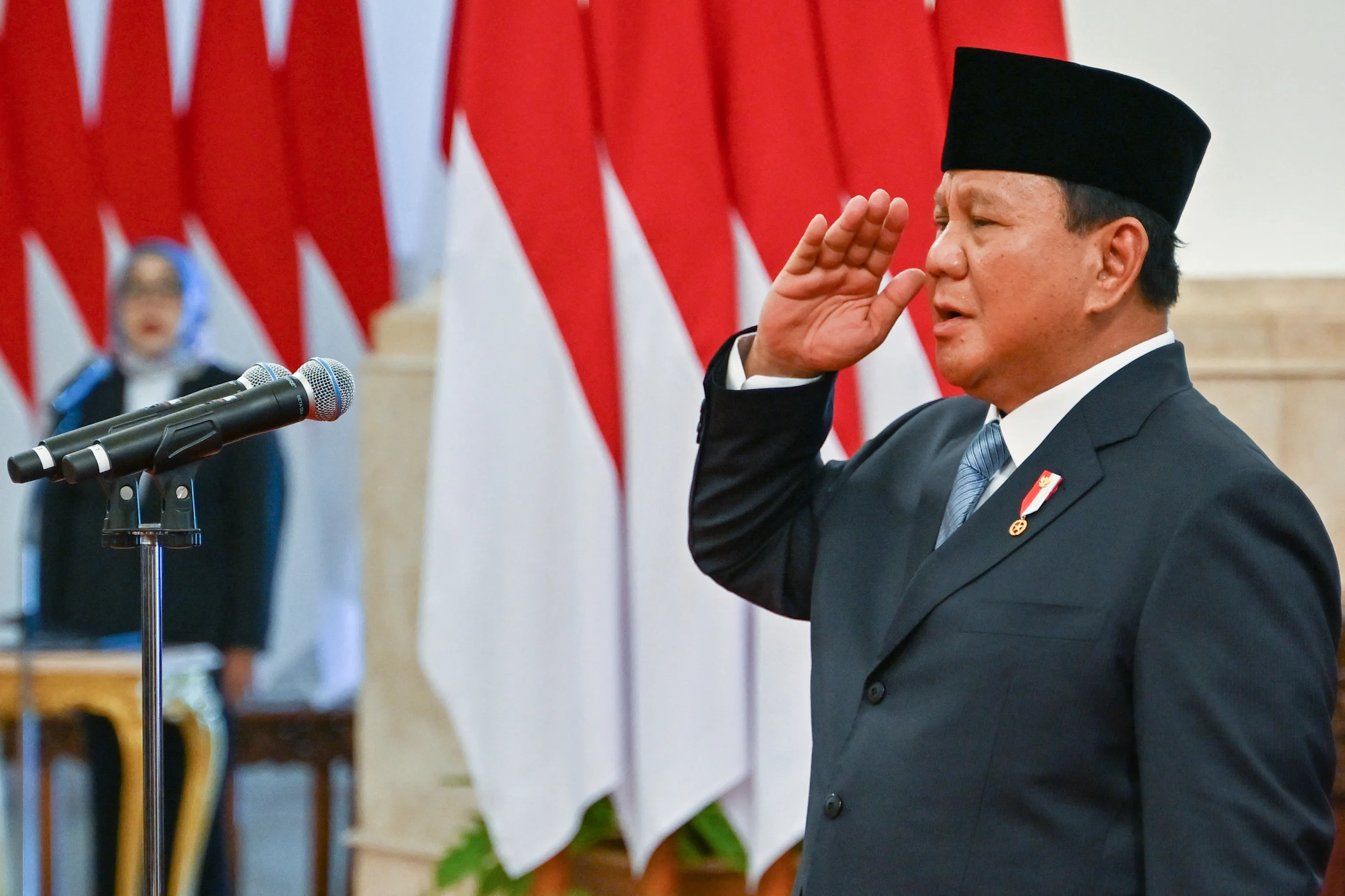 Prabowo Subianto on Oct. 21.