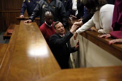 Pistorius leaves High Court on July 6.