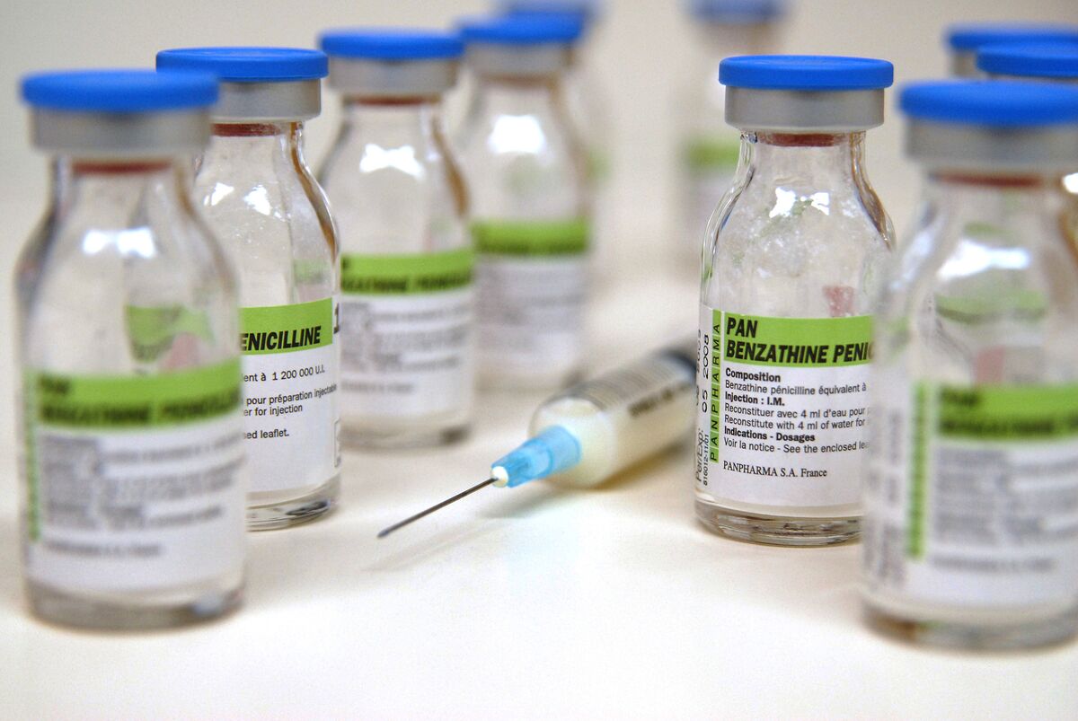 Penicillin Shortage in US as Syphilis, Strep Cases Rise Bloomberg