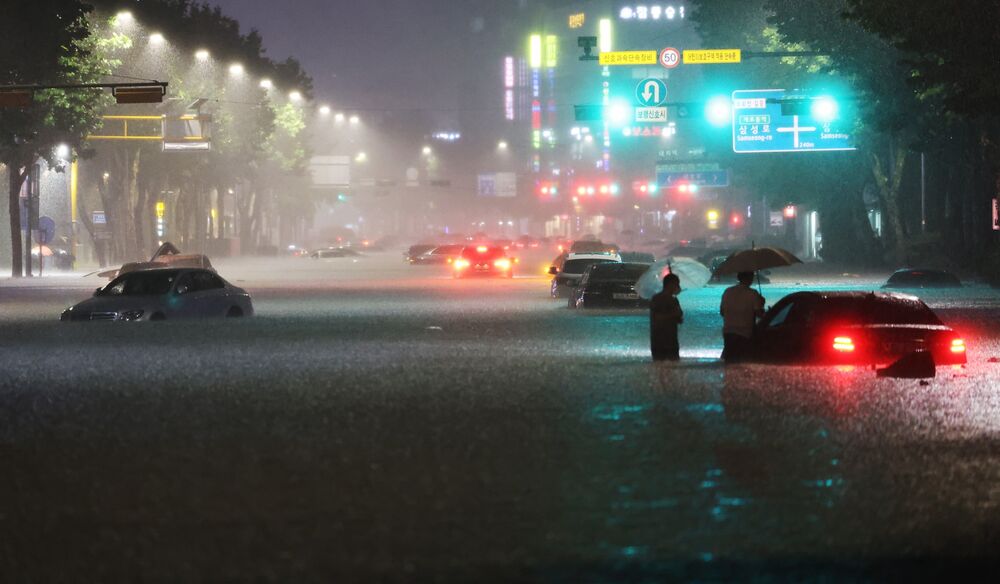 relates to Worst Seoul Storm in 80 Years Kills Eight, Floods Capital
