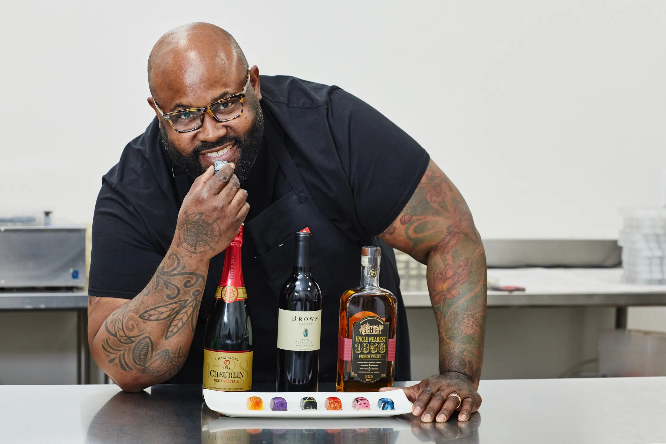 Phillip Ashley Rix at his kitchen and shop in Memphis.