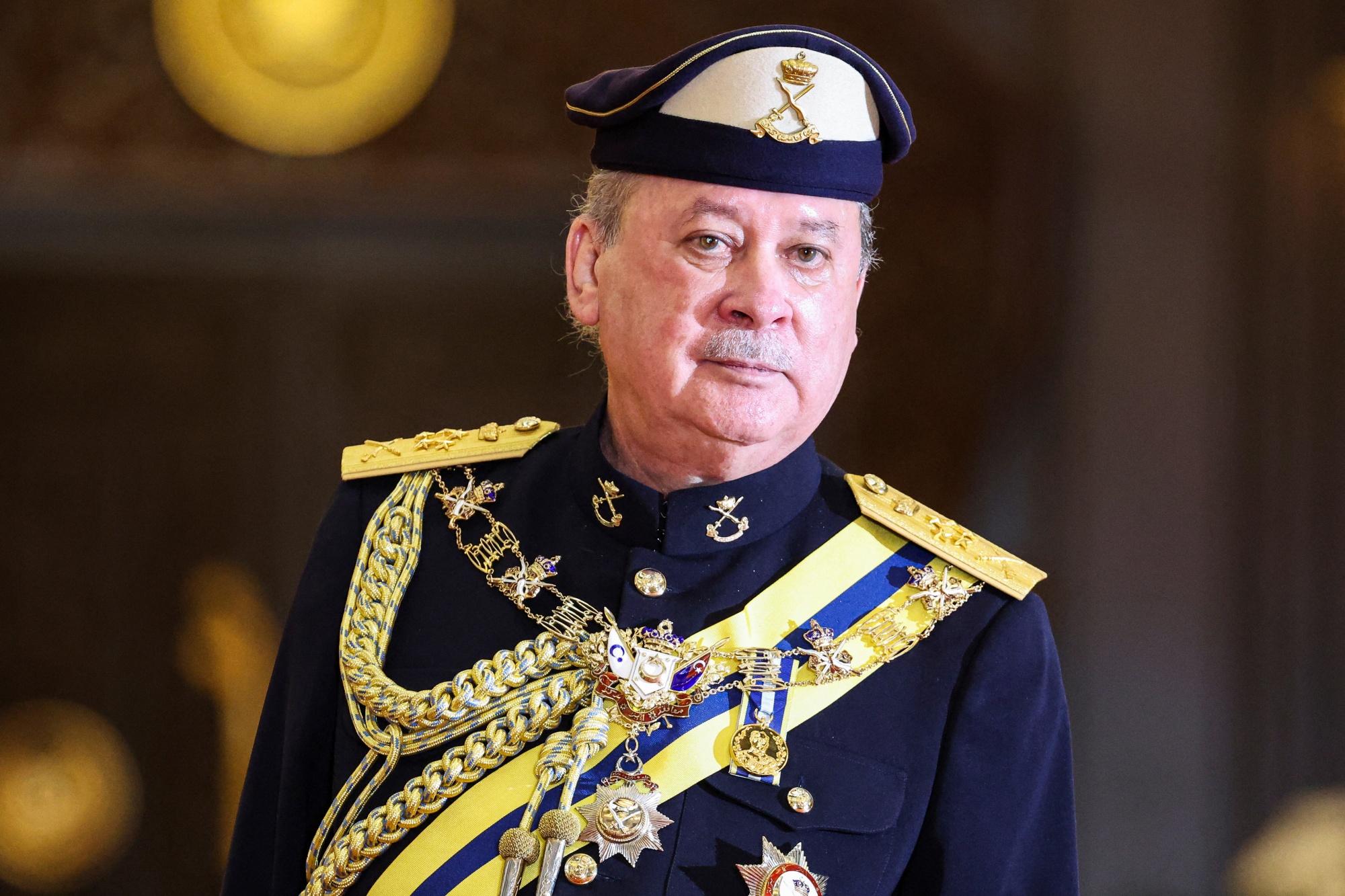 King of Malaysia Sultan Ibrahim Iskandar.