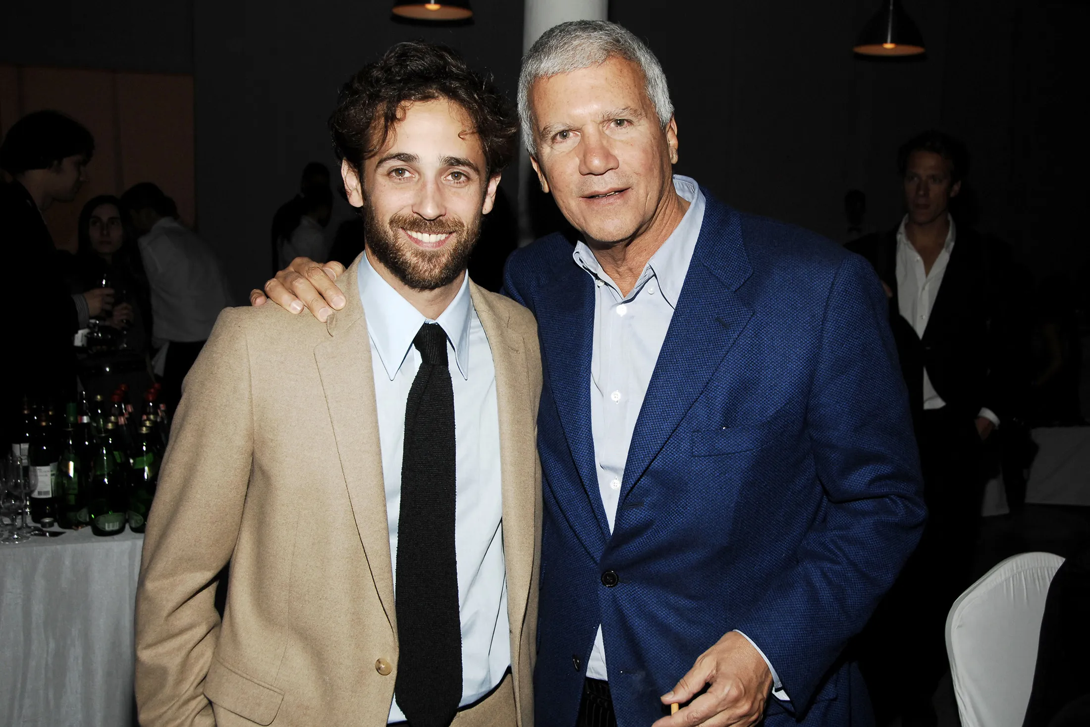 Sam Orlofsky and Larry Gagosian
