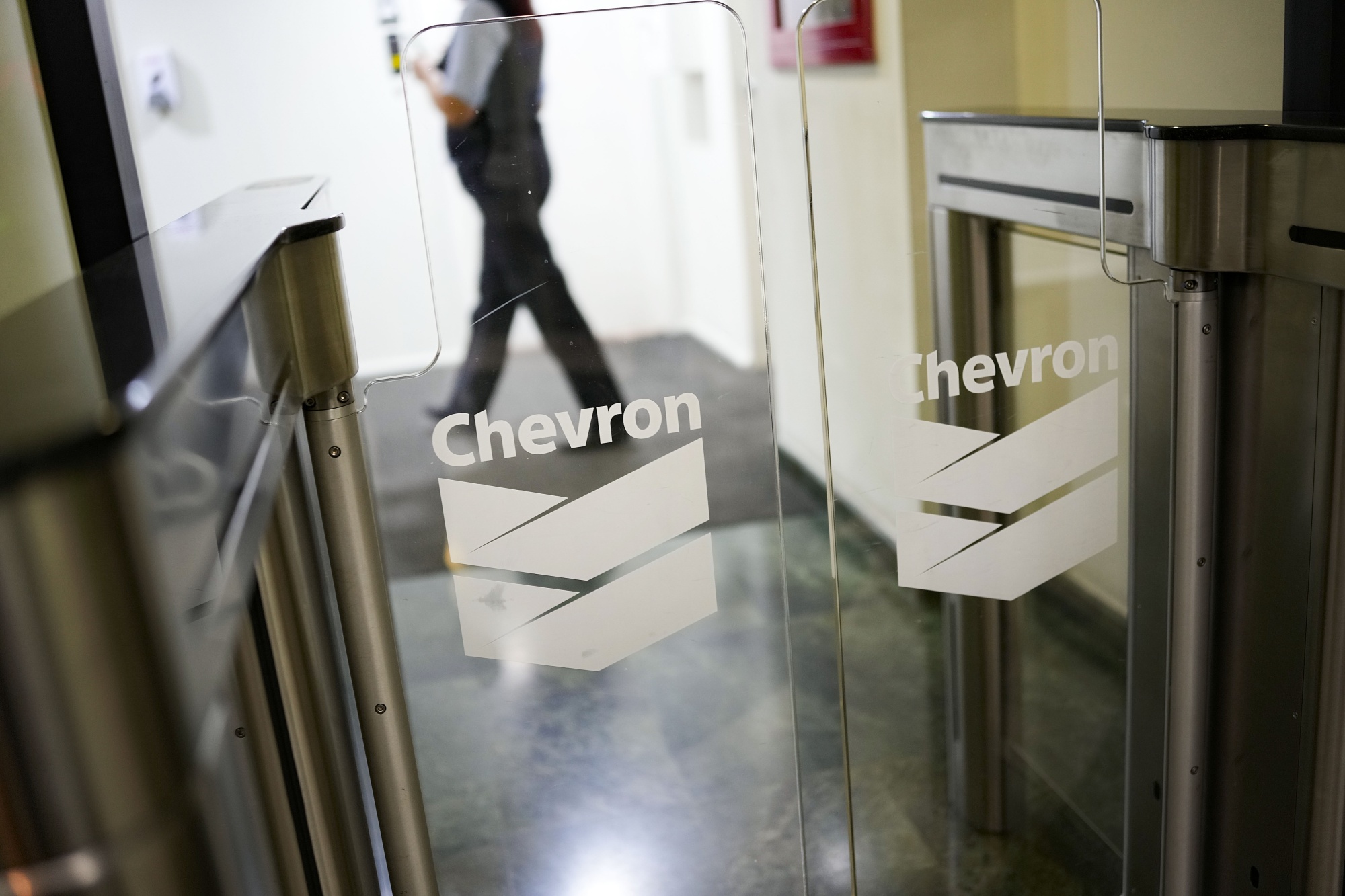 The Chevron Corp. offices in Caracas, Venezuela.