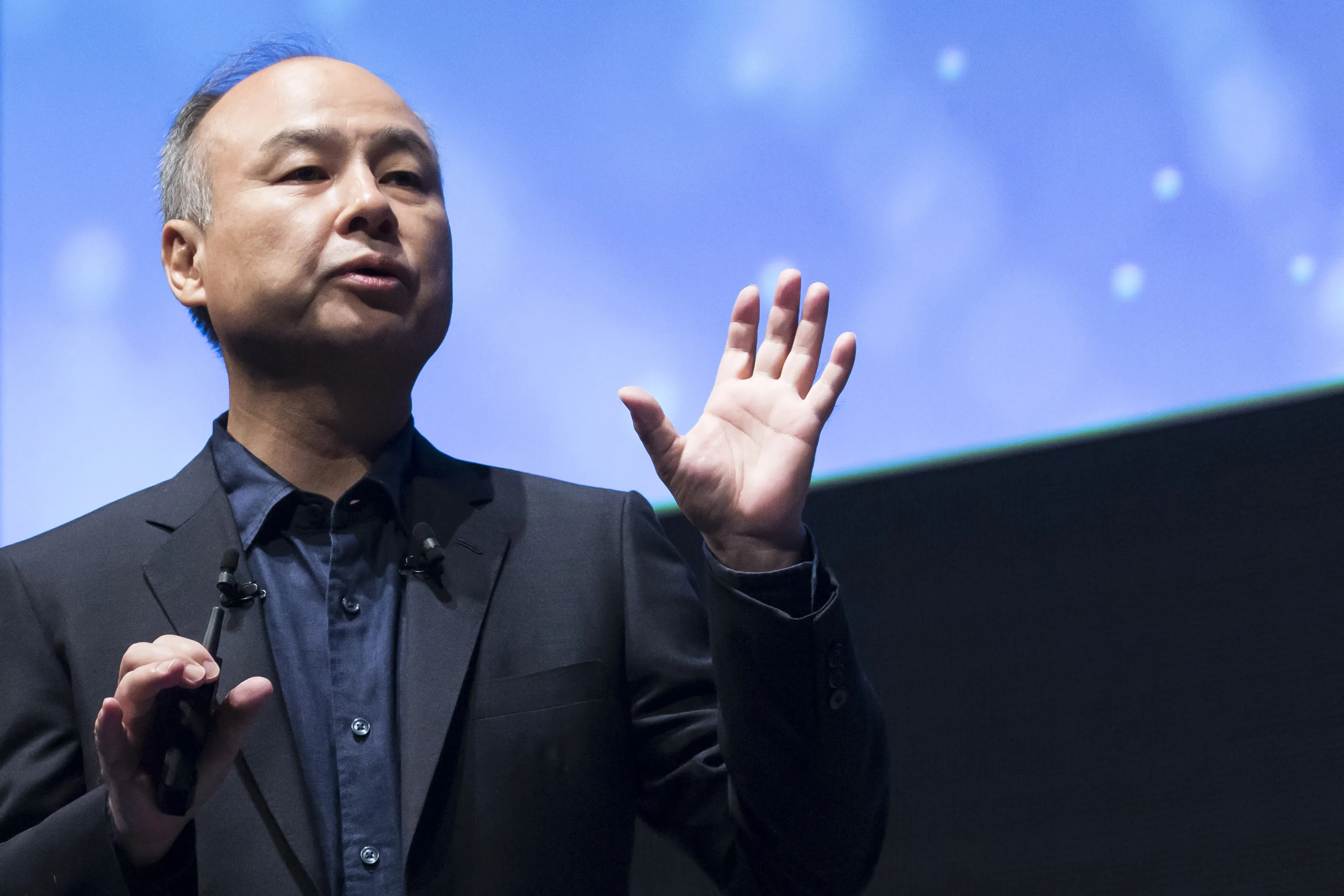 SoftBank supremo Masayoshi Son in July, before the WeWork train wreck.