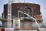 The under construction Hinkley Point C in Bridgwater, UK.