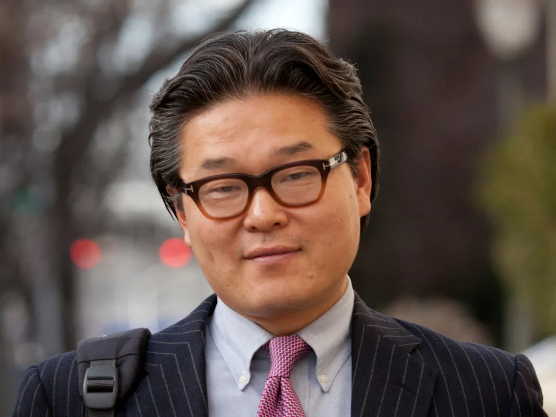 Bill Hwang outside federal court in Newark, New Jersey, in 2012.