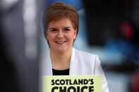 Nicola Sturgeon Rehearses Her SNP Campaign Conference Speech