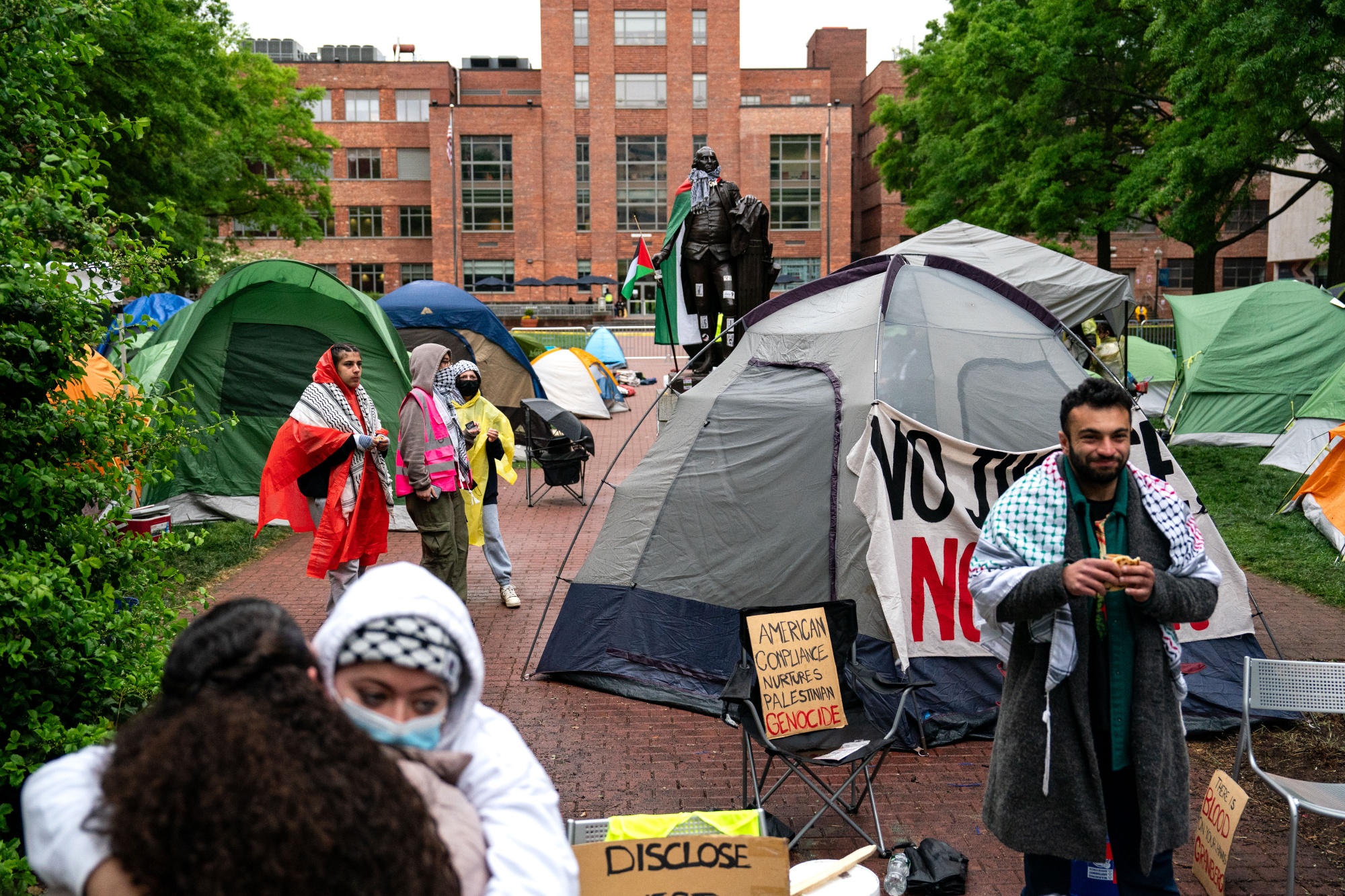Student Protests Continue At George Washington University