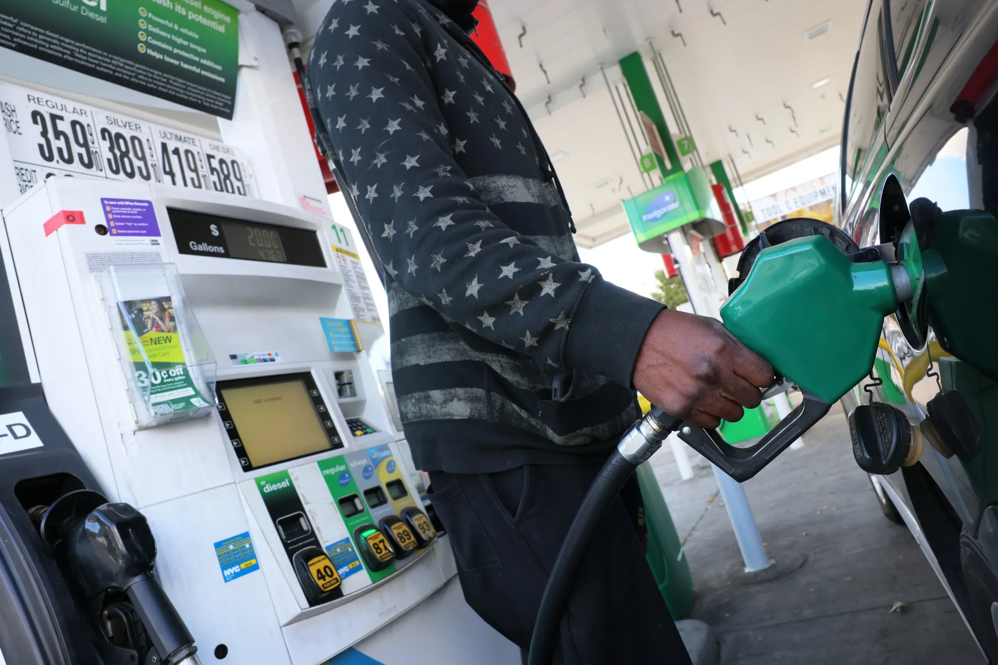 Pump pressure.