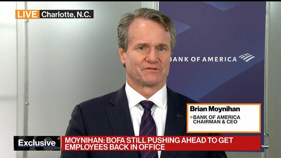 BofA’s Moynihan Says Inflation Staying But Consumers Will Spend