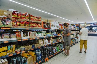 Inside A Biedronka Supermarket As Polish Inflation Eases to 17-Month Low