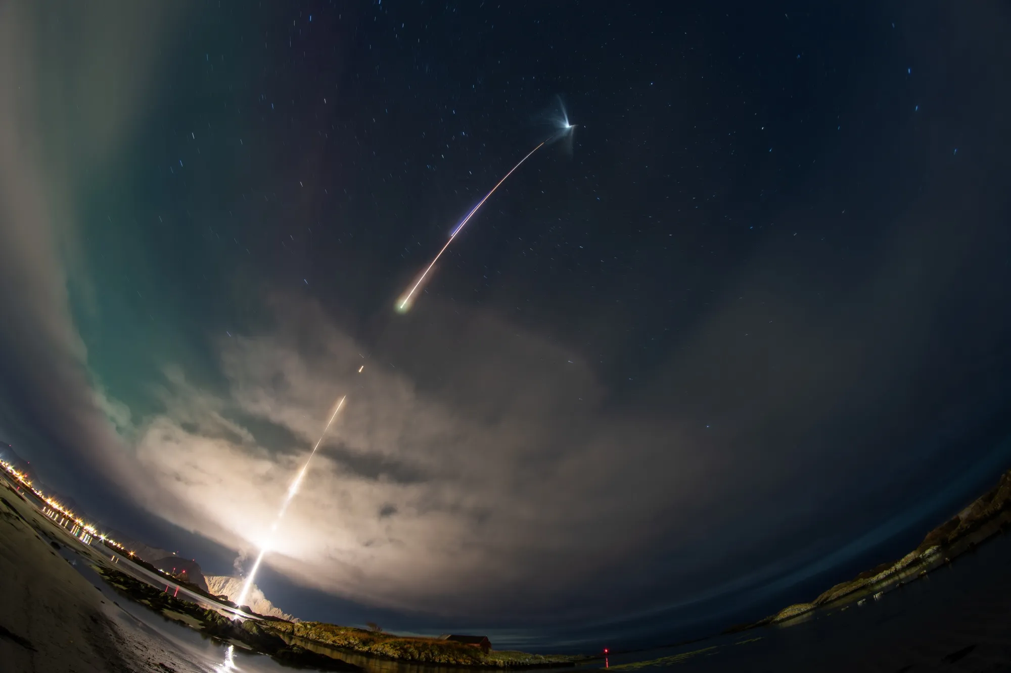 Two lift-offs in the NASA VortEx 2 launch campaign.