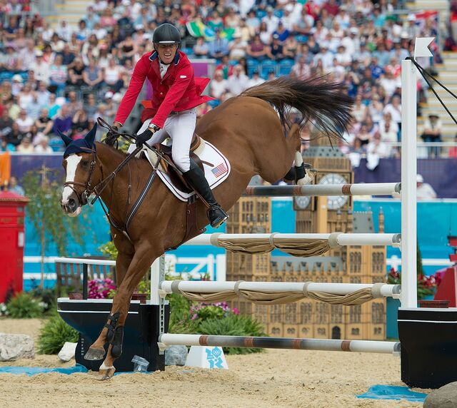 Rich Fellers and Flexible at the 2012 Olympics in London.