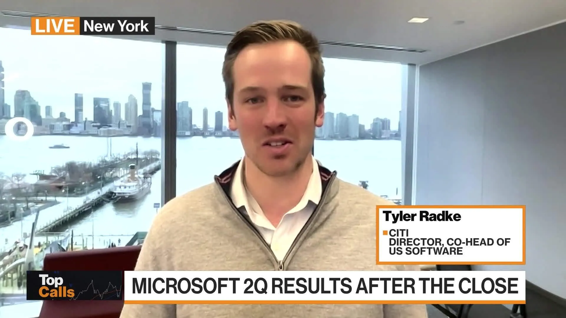 Tyler Radecki Watch Citi's Radke on Microsoft Ahead of Earnings - Bloomberg