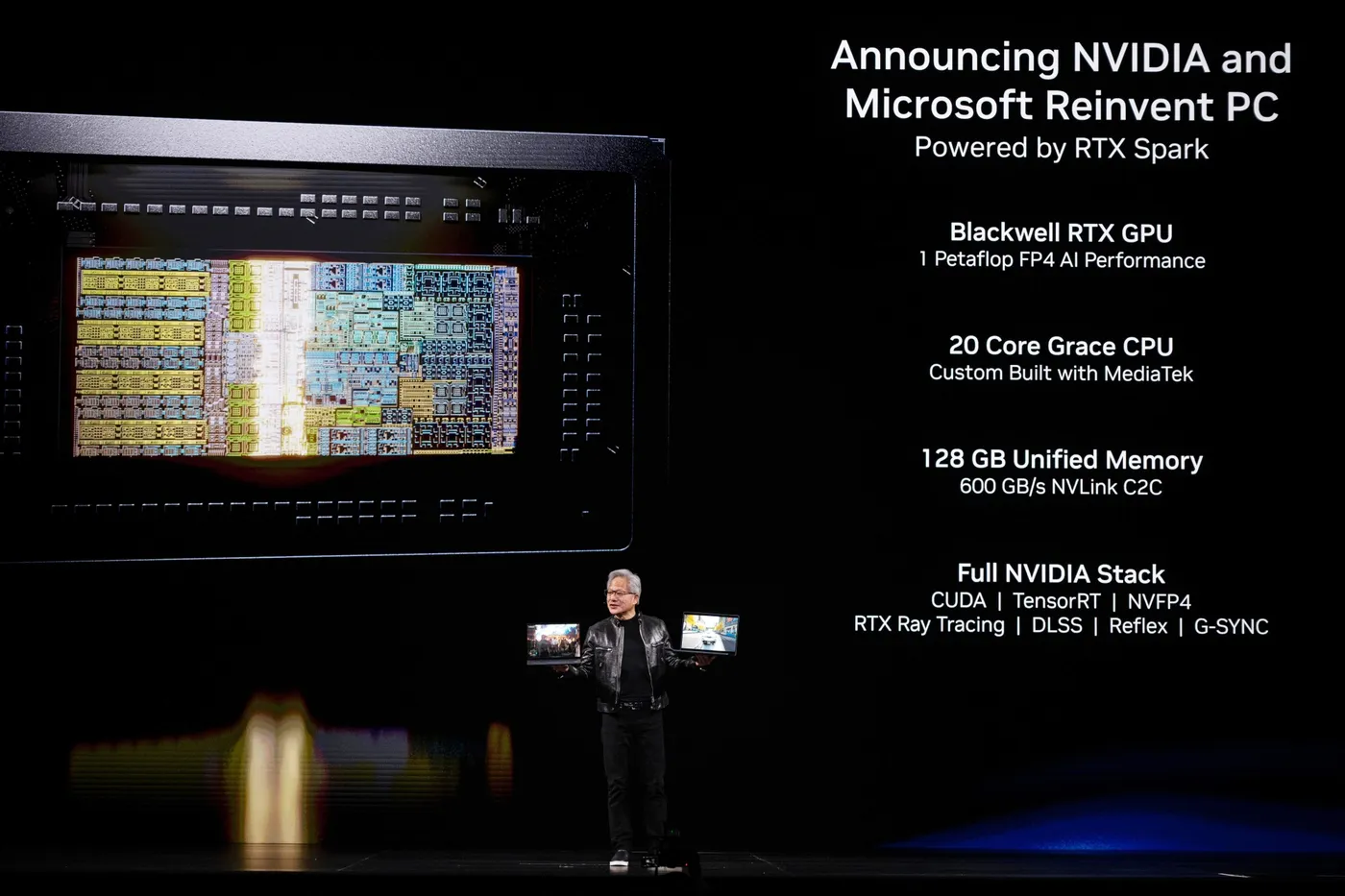 Jensen Huang công bố RTX Spark Superchip tại Computex
