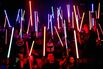 Star Wars fans raise their lightsabers before the start&nbsp;of Star Wars: The Last Jedi&nbsp;in Subang Jaya, Malaysia, on Dec. 15, 2017.&nbsp;