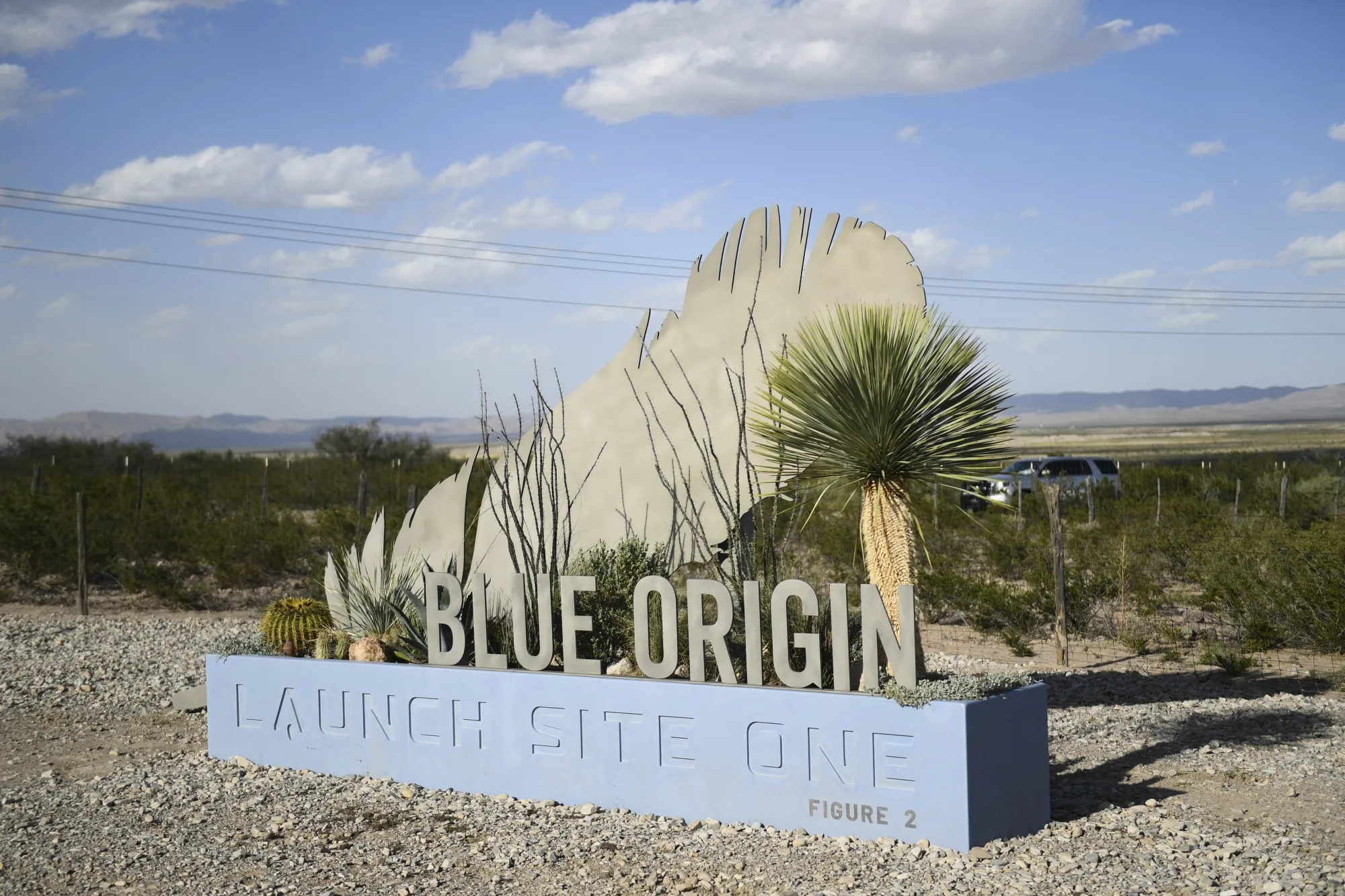 Blue Origin's Launch Site One in Van Horn, Texas.