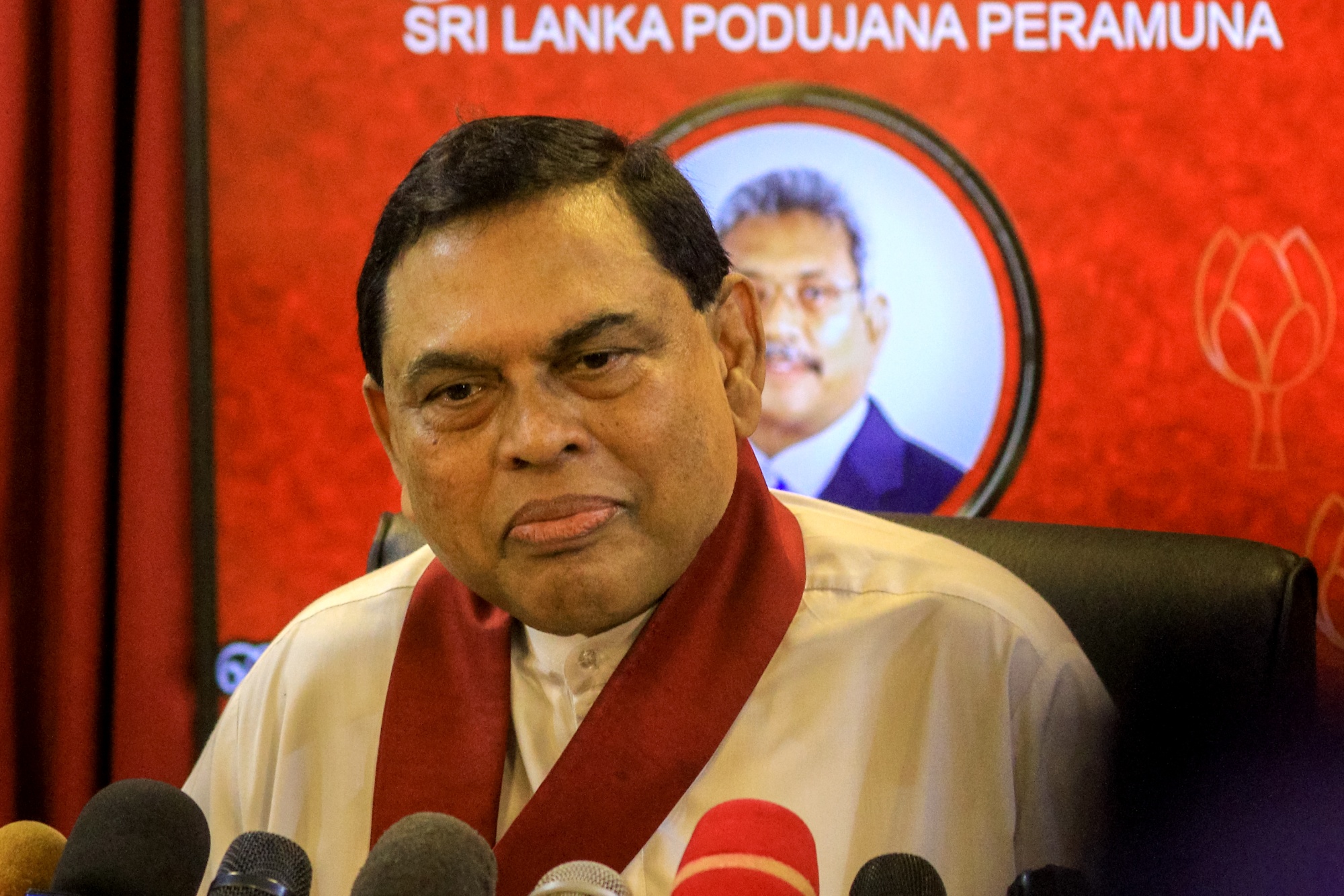 Airport Staff Block Ex Finance Minister Basil Rajapaksa From