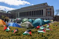 Pro-Palestinian Protests Continue At Columbia University In New York City