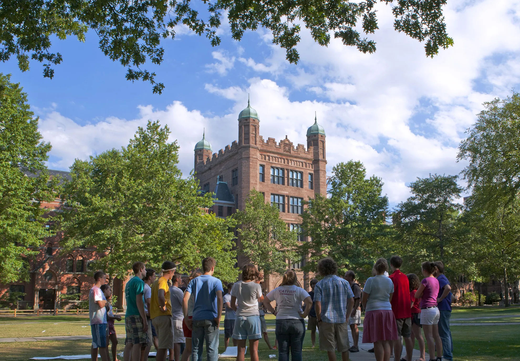 Yale University campus.
